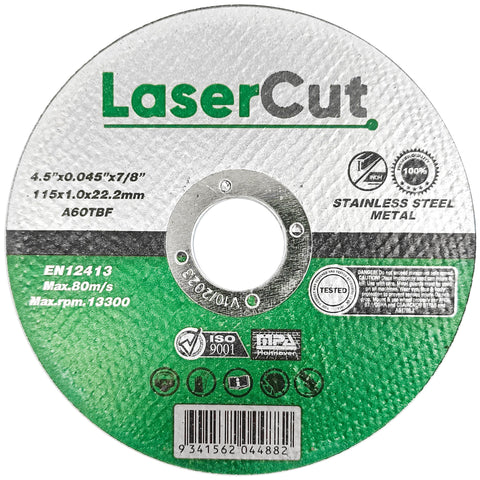 LaserCut Metal Cutting Discs 115mm